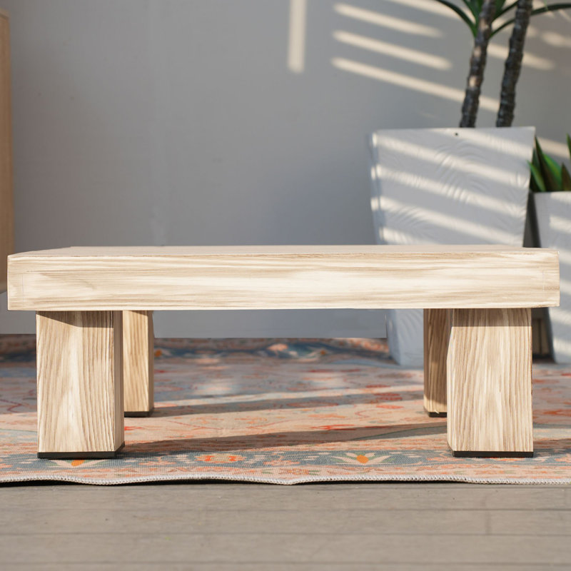 Aluminum Square Outdoor Coffee Table
