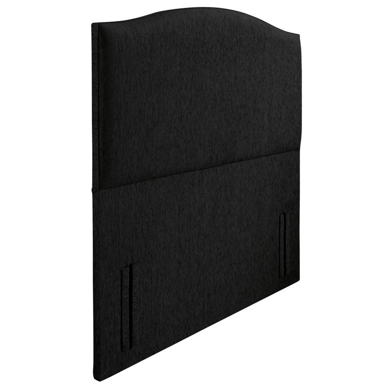 Triggs Upholstered Headboard, Black, Double (4'6)