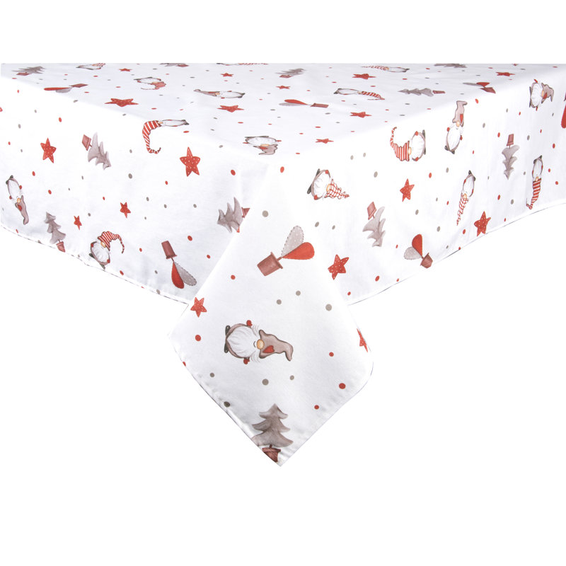 Multicolored Excelsa Gnomo tablecloth, 140cm W x 180cm L