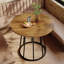 Round Metal Base Dining Table