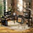 Large Computer Desk, 70.9" Long Home Office Desk for Two Person for Home Office Study, Rustic Brown,wood-1724639303