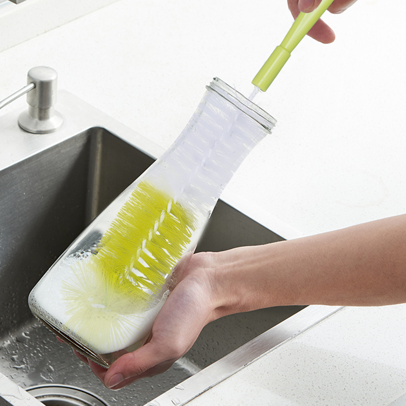 Kitchen Gadgets Kitchen Cleaning Brush Cleaner Sink Convenient