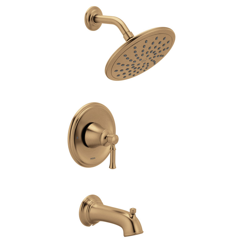 Ensemble de garniture de robinet de douche et de baignoire à une poignée Posi-Temp Moen Dartmoor, valve vendue séparément