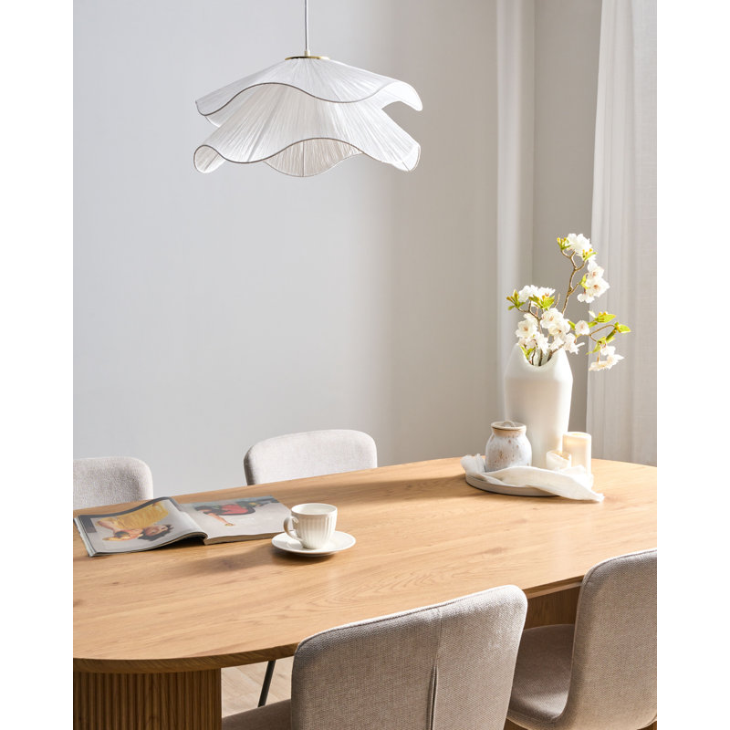 1 - Light Matte Drum Pendant