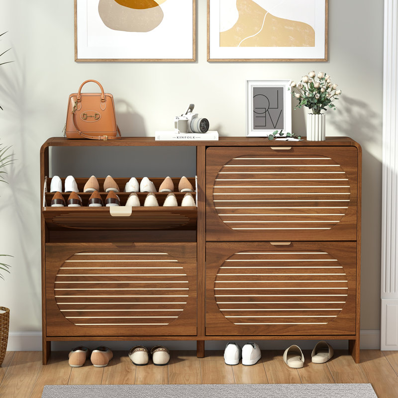 24 Pair Shoe Storage Cabinet
