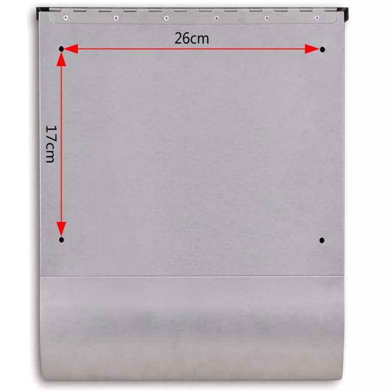 Dzamhur Steel Wall Mounted Mailbox