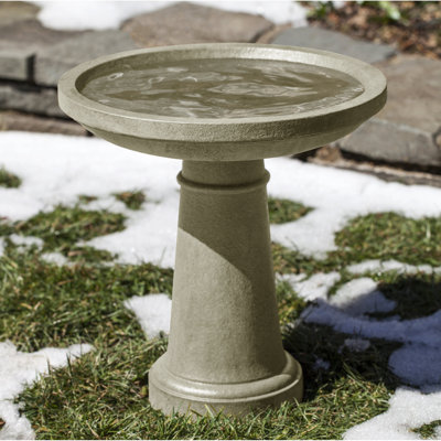 Sunbury Concrete Pedestal Birdbath