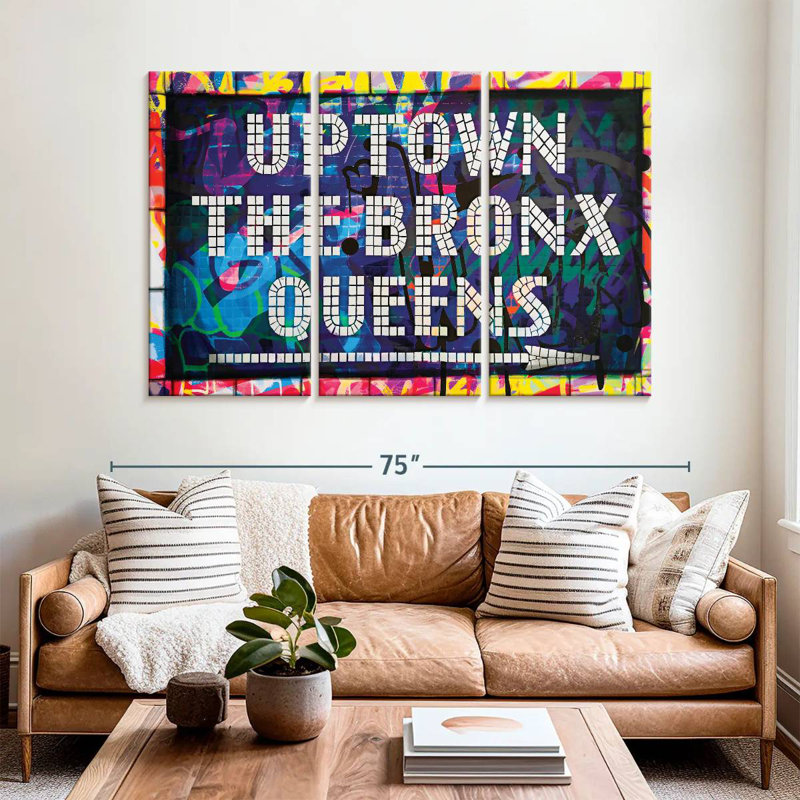 Tergel Uptown The Bronx Queens, 42" H x 65" W