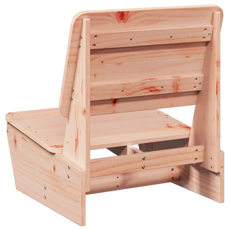 Garden Chairs 2 Pcs 60X64x70.5 Cm Wood Pine, Pink