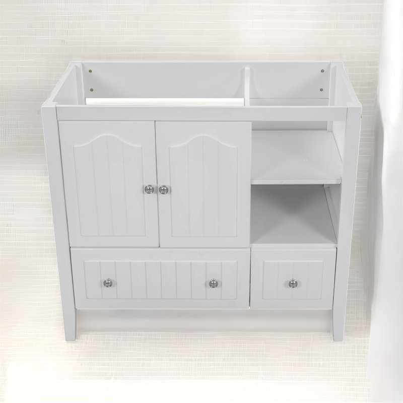 35'' Single Bathroom Vanity Base Only, White