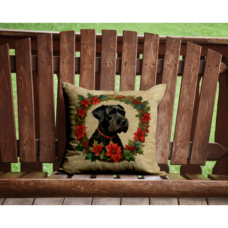 Coussin Christmas, 14 po x 14 po, Carré