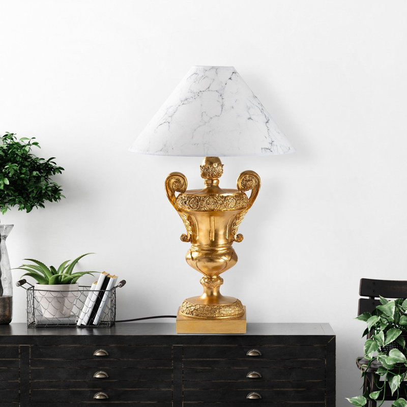 Modern Industrial Table Lamp, Black Metal Body with Wooden Base, 15 x 5 cm Base Plate, 15.7 inches Tall | E27 Socket, Max 40W, IP20 Rated | Sleek Design for Home & Office, Stylish & Functional Lighting Solution