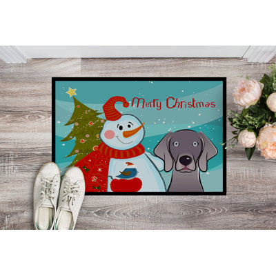 Barnhardt Non-Slip Christmas Outdoor Doormat
