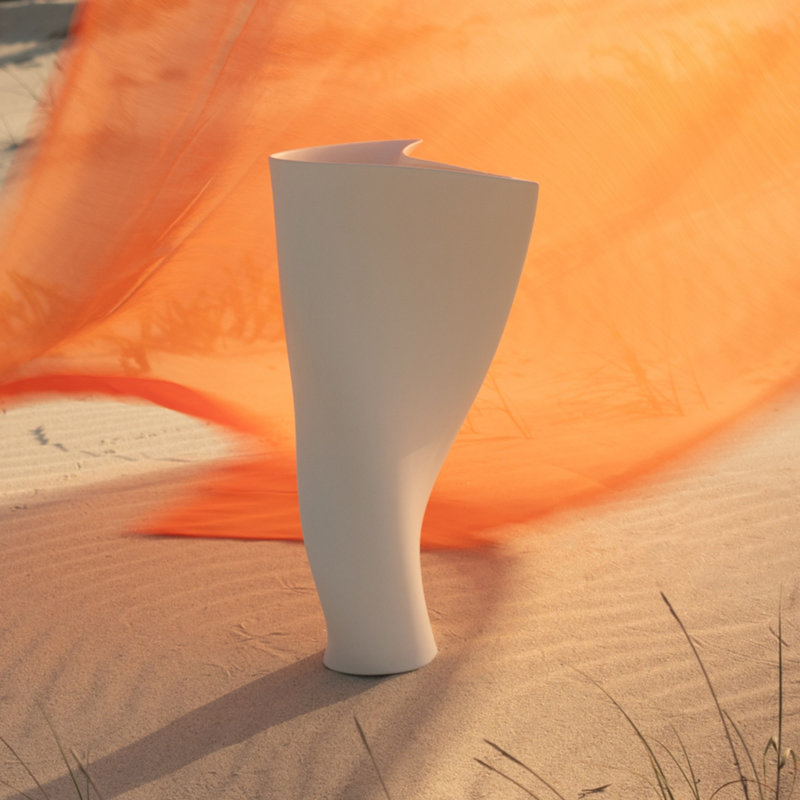 Euphonious Vase-Matte White