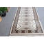 Tapis Oushak, tapis turc, tapis de couloir 3,3 pi x 3,5 pi, tapis de luxe orange, tapis rétro
