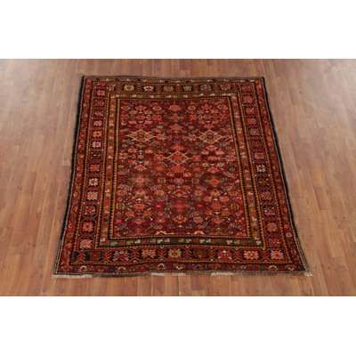 Antique Vegetable Dye Square Traditional Rug 5x5