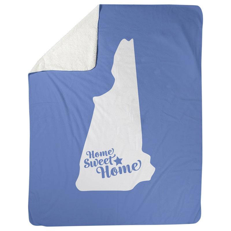 Jeté en polaires pour concord home, l 52,5 po x L 62,5 po, bleu