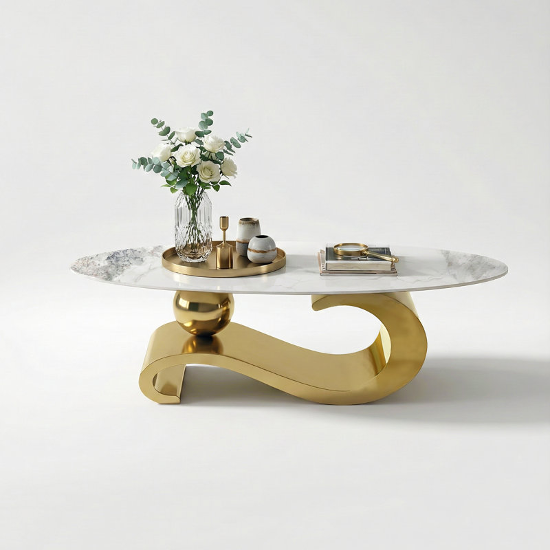 Coffee Table, Gold