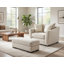 Ensemble de chaise et repose-pieds Hifza