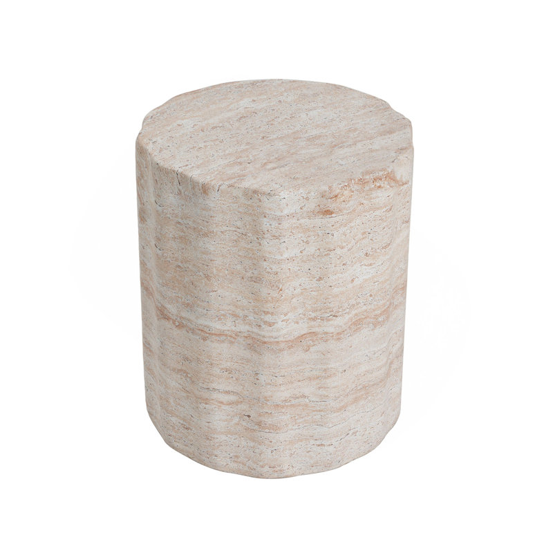 Table d'appoint d'extérieur / d'intérieur en béton léger