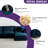 111.5" U-Shaped Modular Sectional Sofa With Movable Ottomans-1319870719