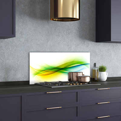 Azlan 50cm W x 100cm L Glass Peel and Stick Panel