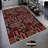 Premium Hall Carpet, 2.6 x 4.9 Feet, 100% Polyester, 650 gr/m² | Antibacterial, Non-Slip PVC Dot Underside, 0.3 in Pile Height | Machine Washable, 3D Digital Print, Durable & Stylish for Home Décor