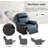 Evany 40.5"Faux Leather Recliner-8725010