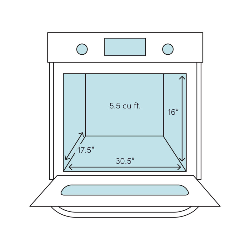 36" 5.5 cu ft. Freestanding Gas Range
