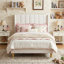 Base de lit tapissier avec tête de lit à oreilles Deeb-609195234-609195246
