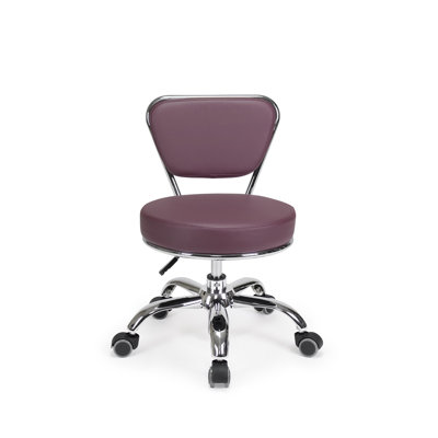 Dayton Backed Adjustable Height Ergonomic Lab Stool