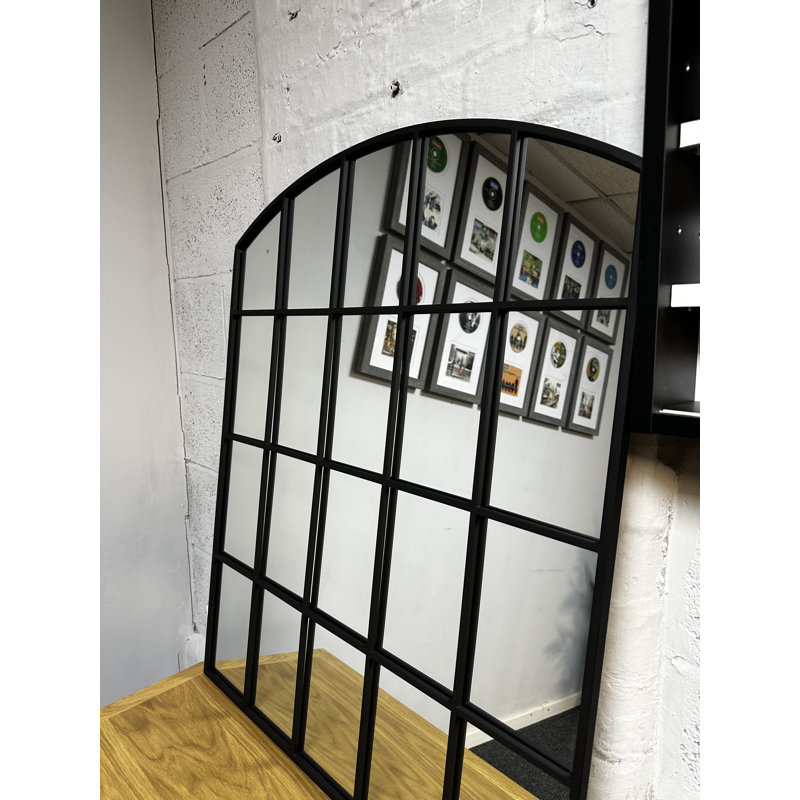 Arch Metal window panel Mirror