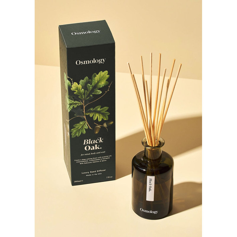 Black Oak Reed Diffuser - Cedarwood Cardamon and Nutmeg