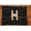 Tapis bleu / ivoire en laine noué à la main de conception unique 8 pi 7 po x 9 pi 9 po New Age