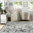 Durable Bedding Sets, Polyester Comforter 5pcs, Modern Taupe Design For All-seasons