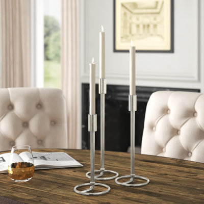 14.25'' H Aluminum Tabletop Candlestick