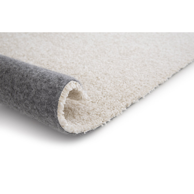 Gina Machine Washable Tufted Ivory Rug, Rectangle 120 x 170 cm