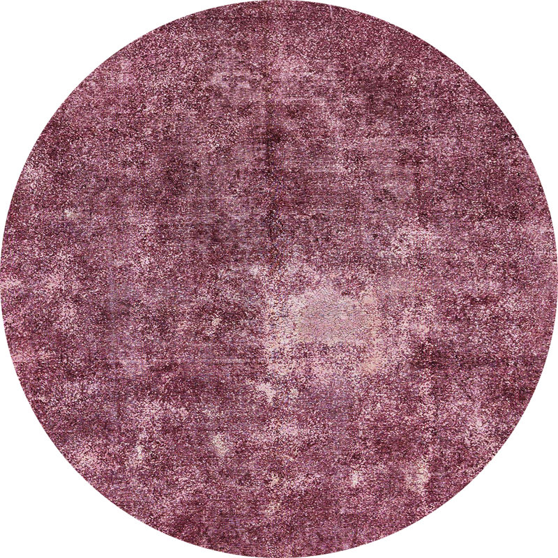 Abstract Indoor Rug, Round 7'