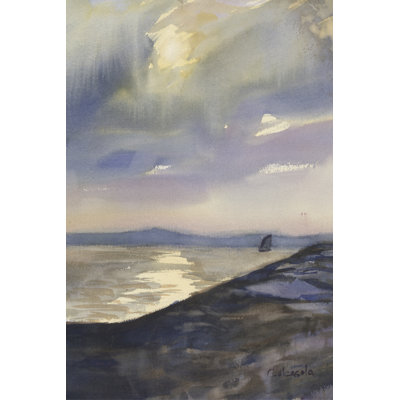 Evening Sail by Stephen Calcasola - Wrapped Canvas Print