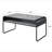 Concrete Grey And Black 1-Shelf Coffee Table