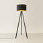 Baleine 135cm Black Tripod Floor Lamp-114865971