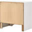 Table de chevet blanche 2 pour chambre à coucher avec Secret Place - écrin moderne caché-108474276