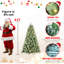 Arbre de Noël 7 pi avec 400 lumières DEL blanc chaud-286346991-286346897