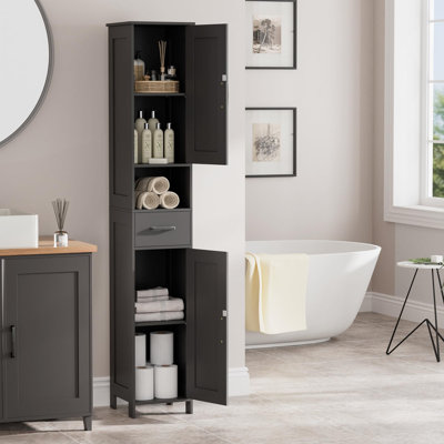 Armoire de rangement 67 po de hauteur pour salle de bain
