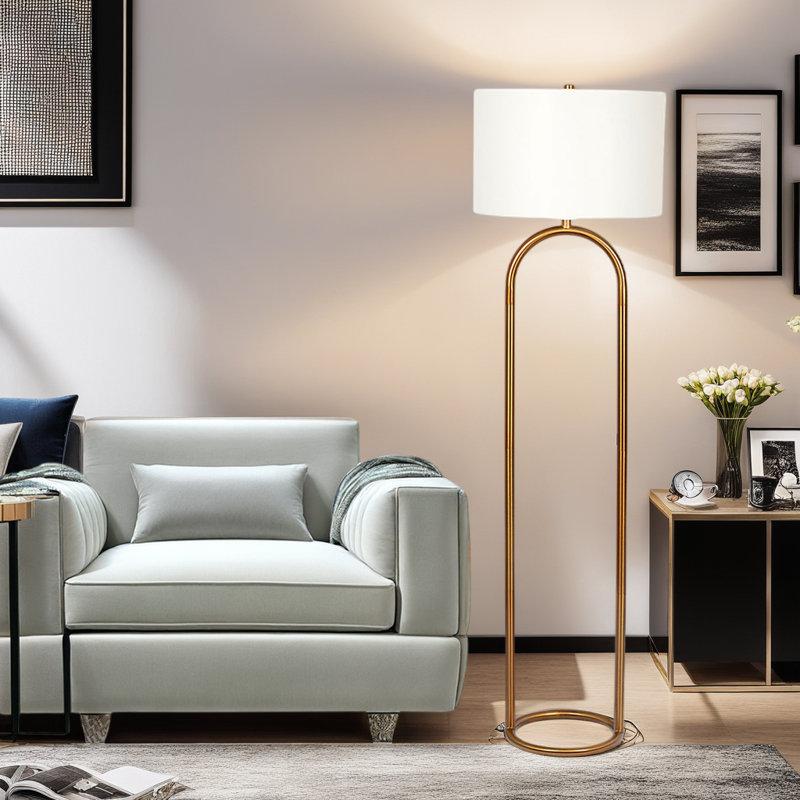 Lampe sur pied en laiton Vivid