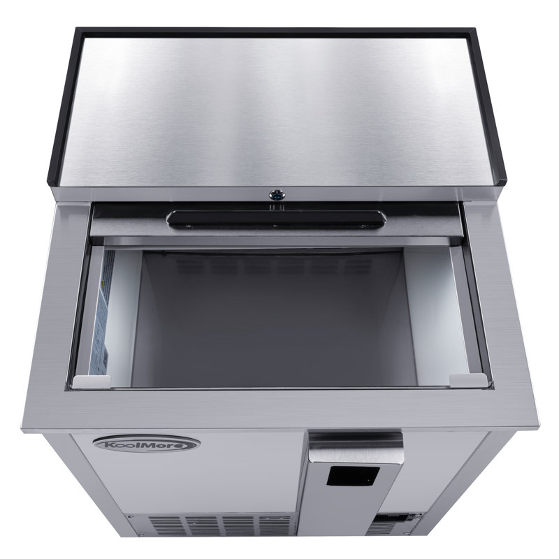 KoolMore 26.4 " W Freestanding 63 Cans (12 oz.) 4.9, Stainless Steel