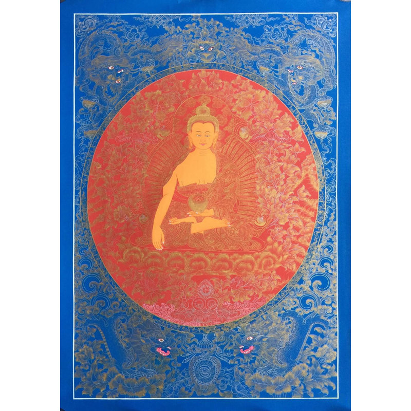 Shakyamuni Thangka (Brocadeless Thangka)