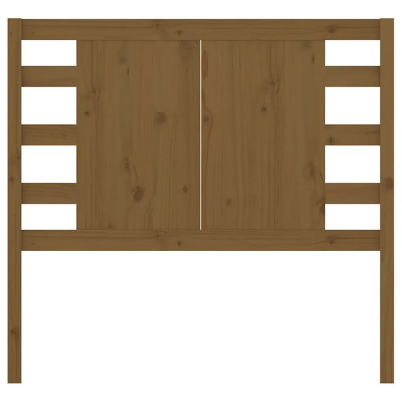 Messick Solid Wood Headboard, 96 x 100cm, Honey Brown