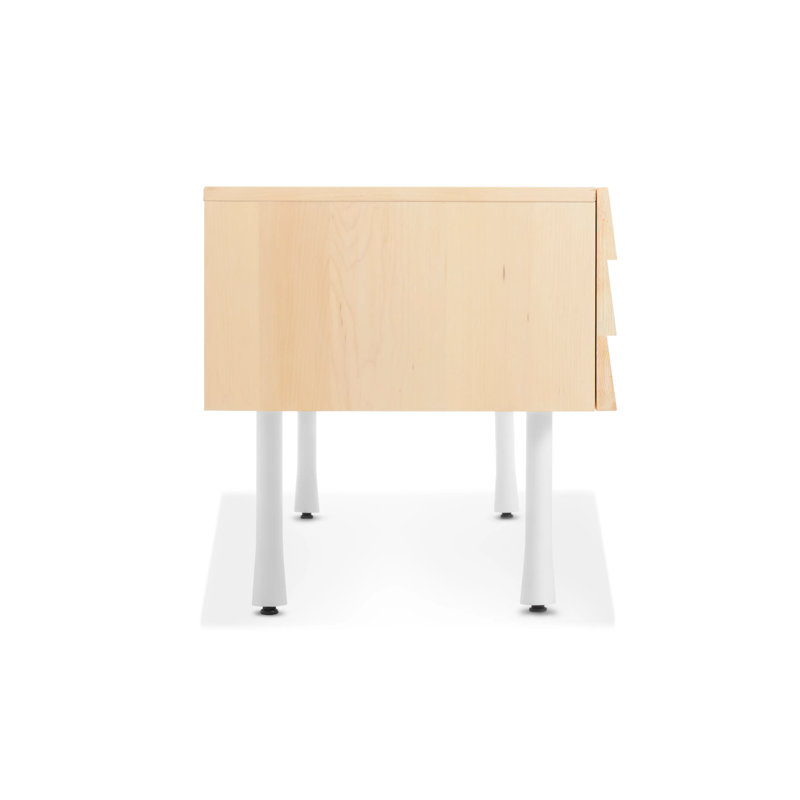 Lap 2 - Drawer Dresser, White/Whitewashed Maple