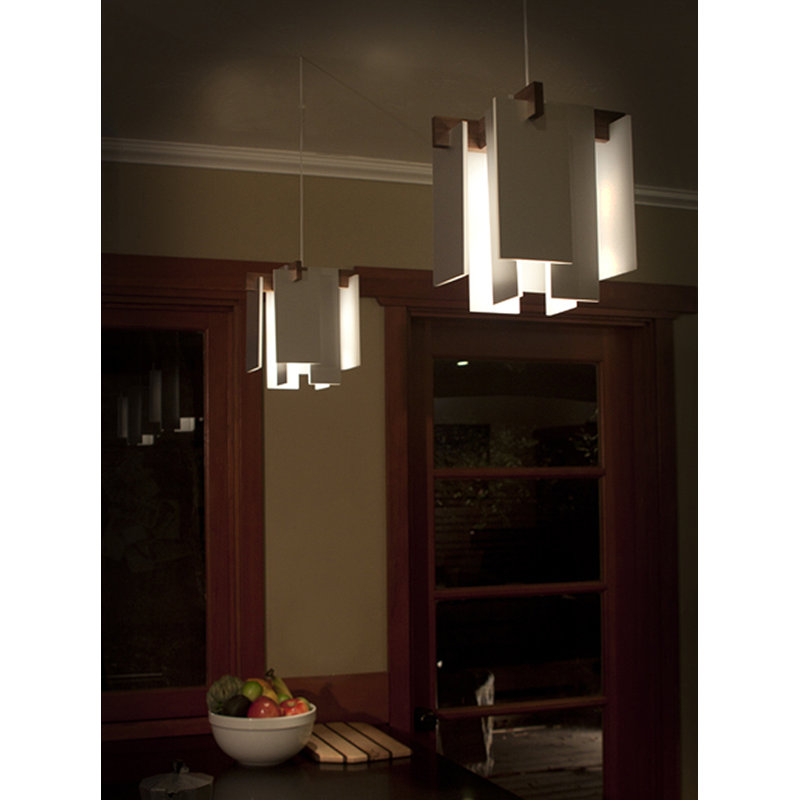 Salix 1 - Light LED Pendant, Dry